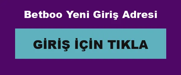 Betboo Yeni Giriş Adresi infografik