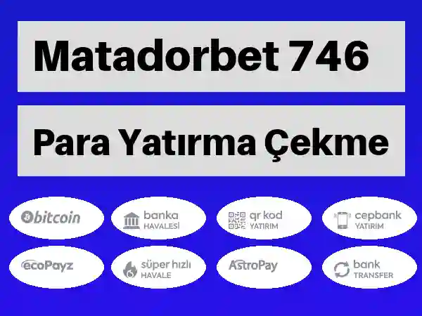 Matadorbet Para yatırma ve çekme 746